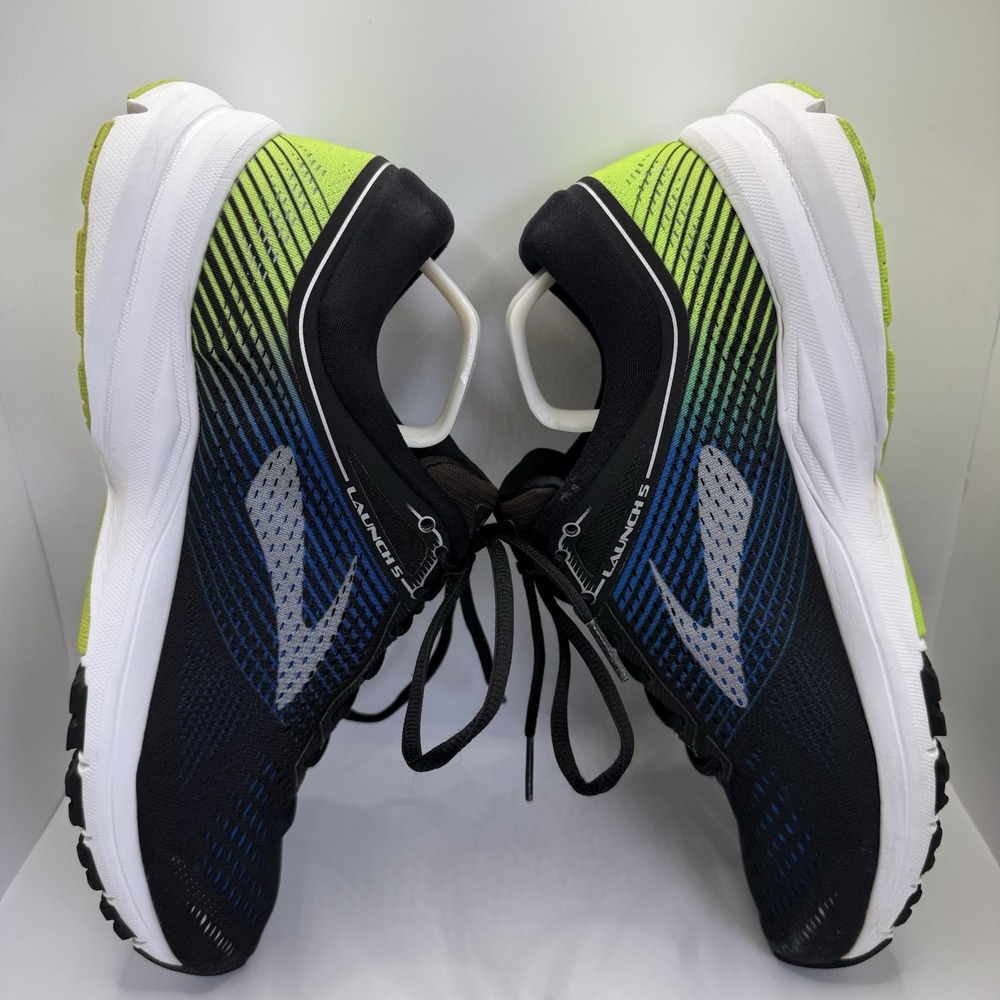 Brooks Launch 5 Men's Running Shoes 1102781D016 Black Blue Green Size‎ 9.5 - Picture 6 of 12